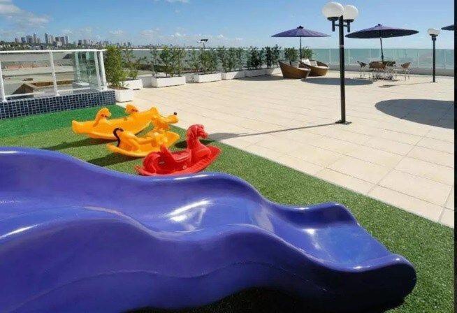 Flat Beira-Mar Blue Sunset Apartment Joao Pessoa Luaran gambar
